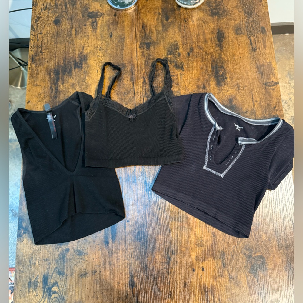 Women’s Urban Outfitters Out from Under bundle of 3 black tops
